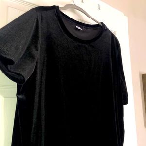 Old Navy Velvet Short Sleeved Shirt